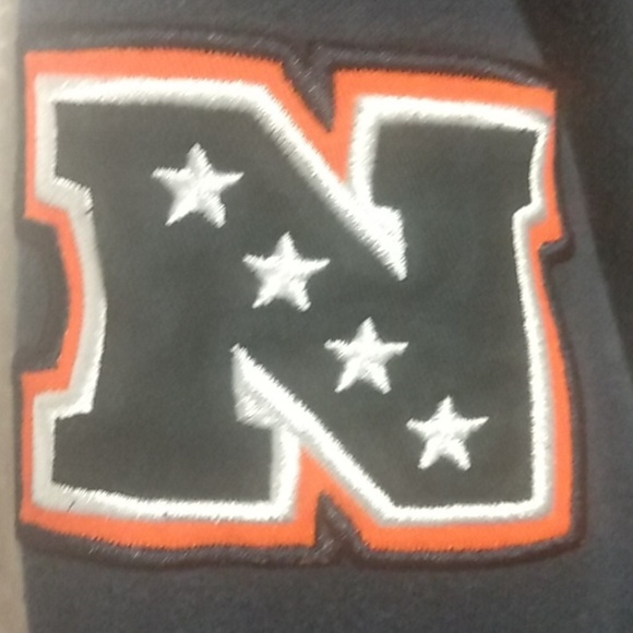 NFL APPAREL CHICAGO BEARS Hoodie Size LG Gray, Blue, and Orange - Picture 3 of 8